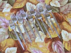 SATINIQUE by Oneida Community Stainless 10 SALAD FORKS  