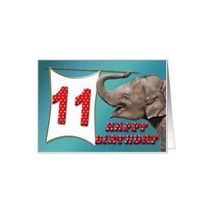  Baby Elephant card for an 11 year old Card: Toys & Games