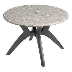   Table Top Only With Umbrella Hole   Tokyo Stone Patio, Lawn & Garden