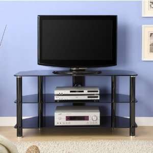  Metal and Glass TV Stand