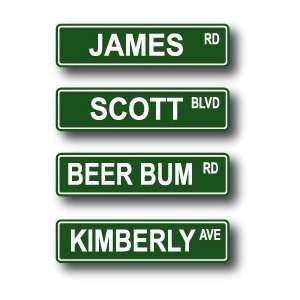  Personalized Street Sign 6x24