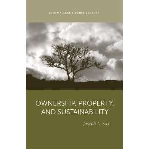  Ownership, Property, and Sustainability (9781607811398 