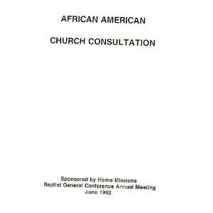   Church Consultation Home Missions Baptist General Conference Books