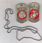   COIN USMC MARINE CORPS DEVIL DOGS DOG TAG WITH FREE NECK CHAIN SEMPER