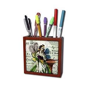   Digital Art   Tile Pen Holders 5 inch tile pen holder: Office Products