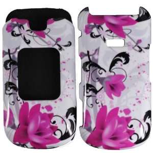  Purple Lily Hard Case Cover for Samsung Factor M260 Cell 