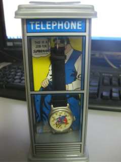   Superman Watch Phone Booth Bank Warner Bros DC comics Limited Edition