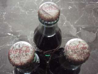 Lot 9 Vintage Antique Dug Bottles Pop Soda Full Coke Coca Cola Pepsi 