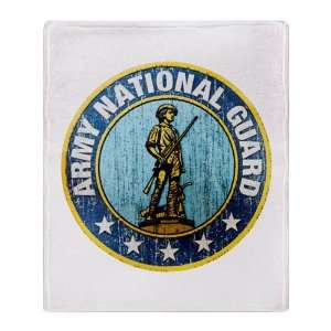  Stadium Throw Blanket Army National Guard Emblem 