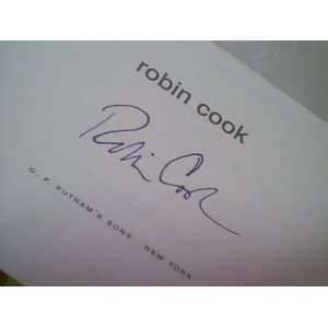  Cook, Robin Shock 2001 Book Signed Autograph: Sports 