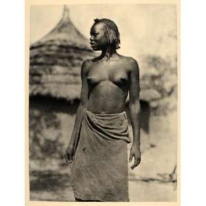  1930 Africa Eliri Girl Costume Sudan Hugo Bernatzik 