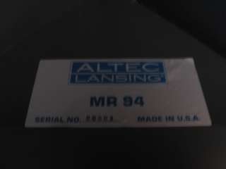 Vintage ALTEC LANSING Mantaray Horn MR 94  