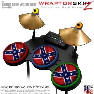  Flag Skin by WraptorSkinz fits Guitar Hero 4 World Tour Drum 