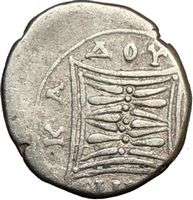 ILLYRIA APOLLONIA 208BC Ancient Authentic Genuine Rare Silver Greek 