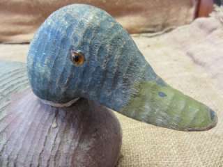   Duck Decoy Glass Eyes  Antique Old Decoys Hunting Geese 6993  