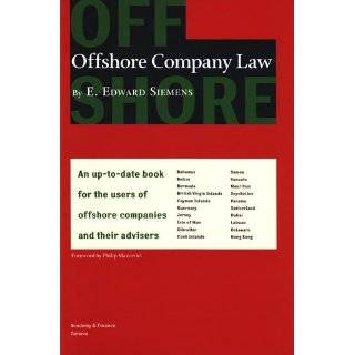 Offshore Company Law by Dr. E. Edward Siemens and Philip Marcovici 