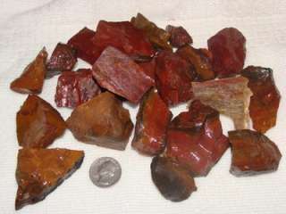 RED AGATE   Rough Rock Gem Mineral with BOX  