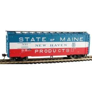  HO Scale 41 Steel Reefer   New Haven State of Maine Toys & Games