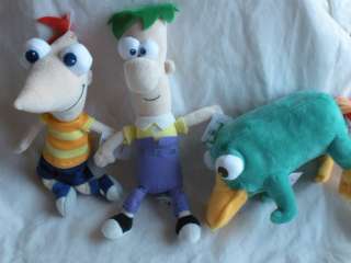 NEW DISNEY STORE PHINEAS FERB PERRY PLUSH DOLL 9 12  