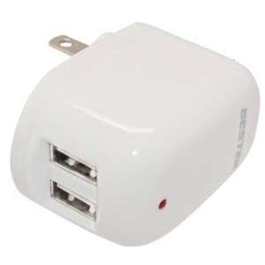 USB Wall AC Charger For iPad/iPhone 4s,4,3Gs,3G/iPod Touch/Nano With 2 