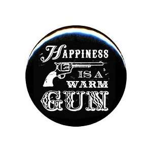  1 Beatles Happiness Is A Warm Gun Button/Pin 