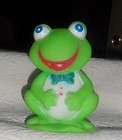 Stahlwood Squeaky Rubber Frog Toy Vintage Frog Rubber Toy Doll