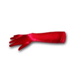 12 Button Length 19 Very Long Satin Gloves in Assorted Colors