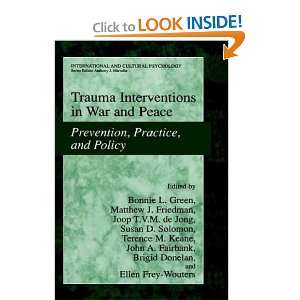  Trauma Interventions in War and Peace: Prevention 