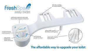   FreshSpa Easy Bidet Toilet Attachment. Turn Your Toilet Into A Bidet