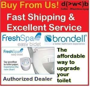 Brondell FreshSpa Easy Bidet Toilet Attachment FS 10  