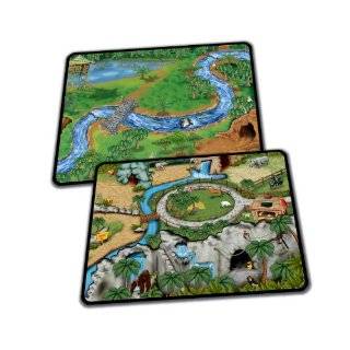 Neat Oh Real Relics Safari Land 2 Sided Large Playmat with 4 Museum 