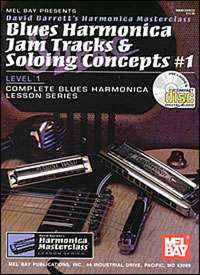 Blues Harmonica Jam Tracks & Soloing Concepts #1 Book/CD Set  