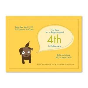  Birthday Party Invitations   Puppy Party By Night Owl 