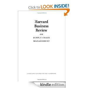 Harvard Business Review on Supply Chain Management (Harvard Business 