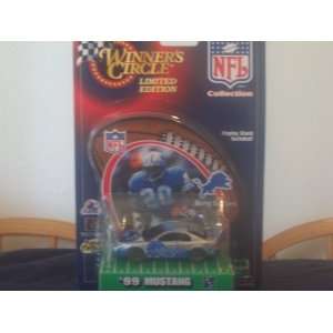  Barry Sanders 1999 Winners Circle NFL Diecast Mustang with Barry 