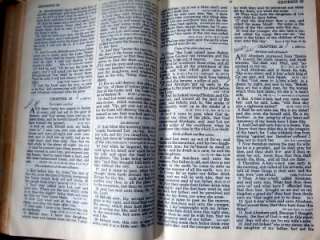 Vintage 1975 HOLY BIBLE The OPEN BIBLE KJV Nelson/Royal Red Letter 