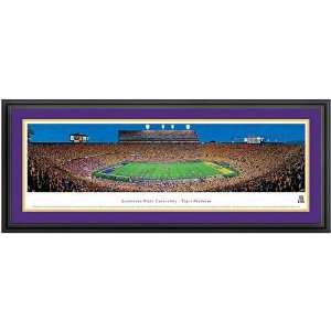 LSU Tigers Tiger Stadium Deluxe Frame Panoramic Picture  
