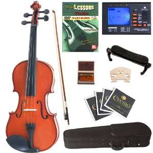  Cecilio 4/4 CVN 100 Solid Wood Violin Musical Instruments