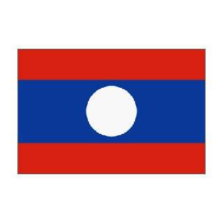  Laos Flag Nylon 3 ft. x 5 ft.