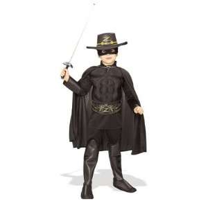  Rubies 882311 Deluxe Zorro Child Costume Size: Toddler (2 
