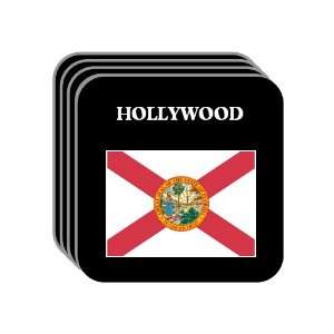  US State Flag   HOLLYWOOD, Florida (FL) Set of 4 Mini 
