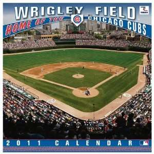  Chicago Cubs Wrigley Field 2011 Wall Calendar: Sports 