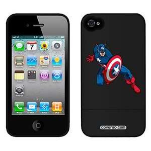  Captain America on AT&T iPhone 4 Case by Coveroo  