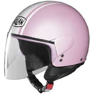  Nolan N30 Flashback Open Face Motorcycle Helmet Pearl Pink 