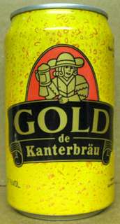 GOLD de KANTERBRAU BIERE, 33cl, 11.6oz, Beer CAN FRANCE  