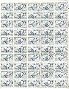 USA PANE OF 50STAMPS WATERFOWL PRESERVATION ACT 50TH AN  