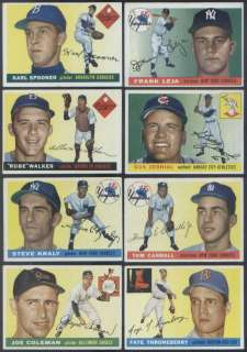 1955 Topps Complete Baseball Set Koufax Clemente VGEX  