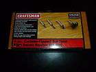   CRAFTSMAN 4 PC SURFACE SIGN DETAIL ROUTER BIT SET IN A GREAT WOOD BOX