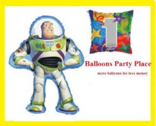 TOY STORY BUZZ 1ST 2nd 3rd 4th birthday party balloons decoration 