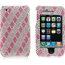 Diamond Rhinestone iPhone 3G Pink Case  Overstock